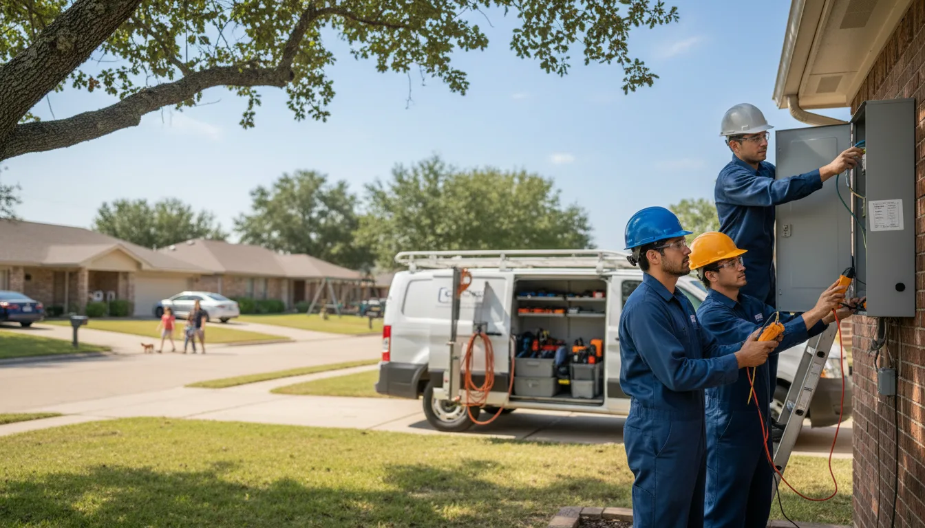 Certified electrician providing emergency electrical services in Bayou La Batre, AL